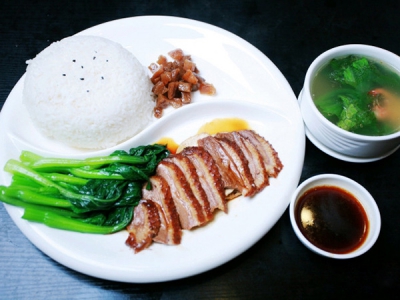 卤水鹅肉套餐饭